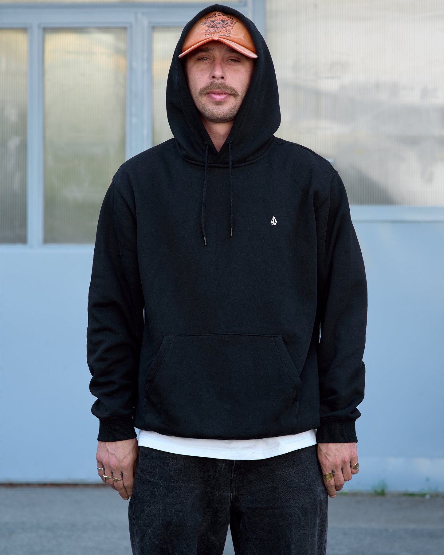 Single Stone Hoodie - Schwarz