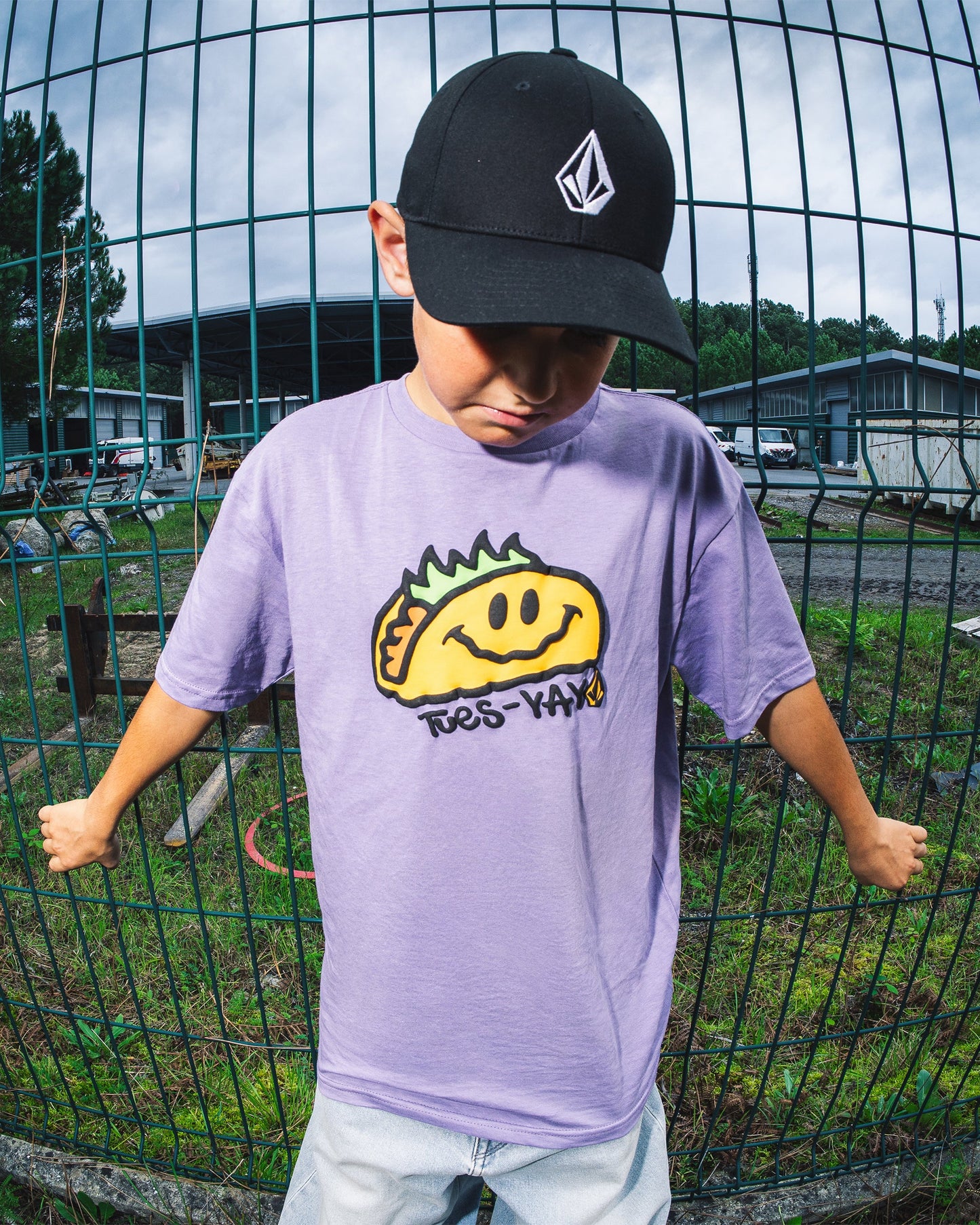 Casquette Full Stone Flexfit - Black - (ENFANT)