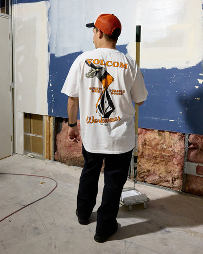 Emaille-T-Shirt - Weiß